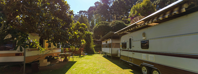 Camping under starry night sky