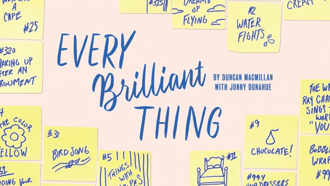 Every Brilliant Thing: A Staged Reading