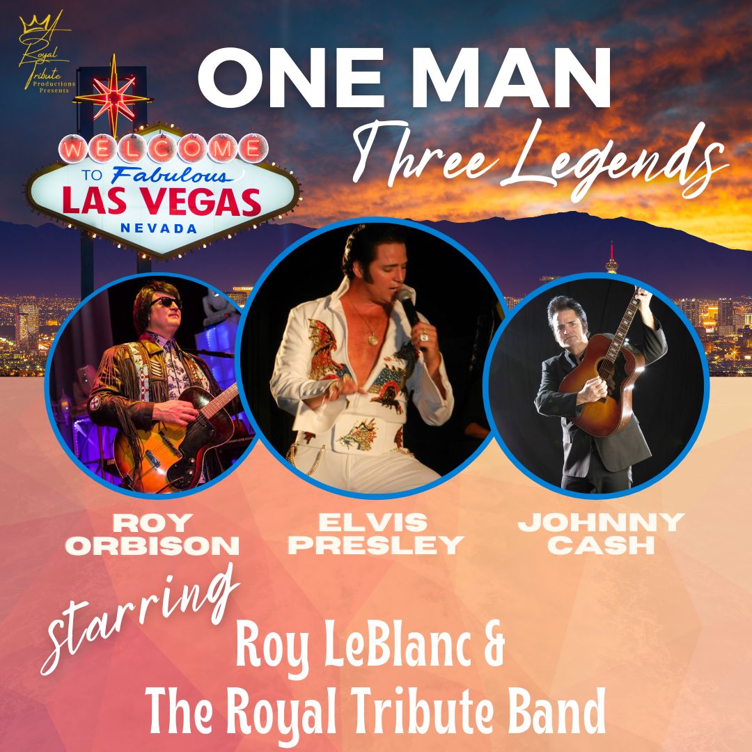 One Man, Three Legends: Roy Orbison, Johnny Cash, Elvis Presley ~ Stratford
