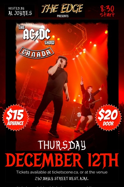 THE AC/DC SHOW CANADA (AC/DC Tribute)