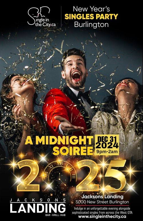 Burlington Singles New Years Eve Party “A Midnight Soiree