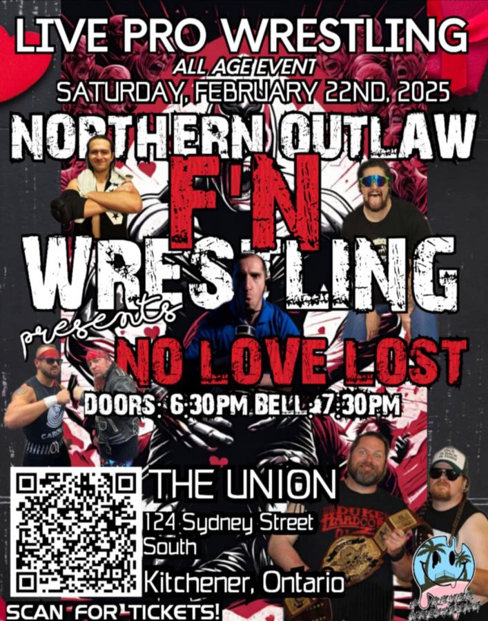 NOW presents No Love Lost Saturday February 22nd in Kitchener