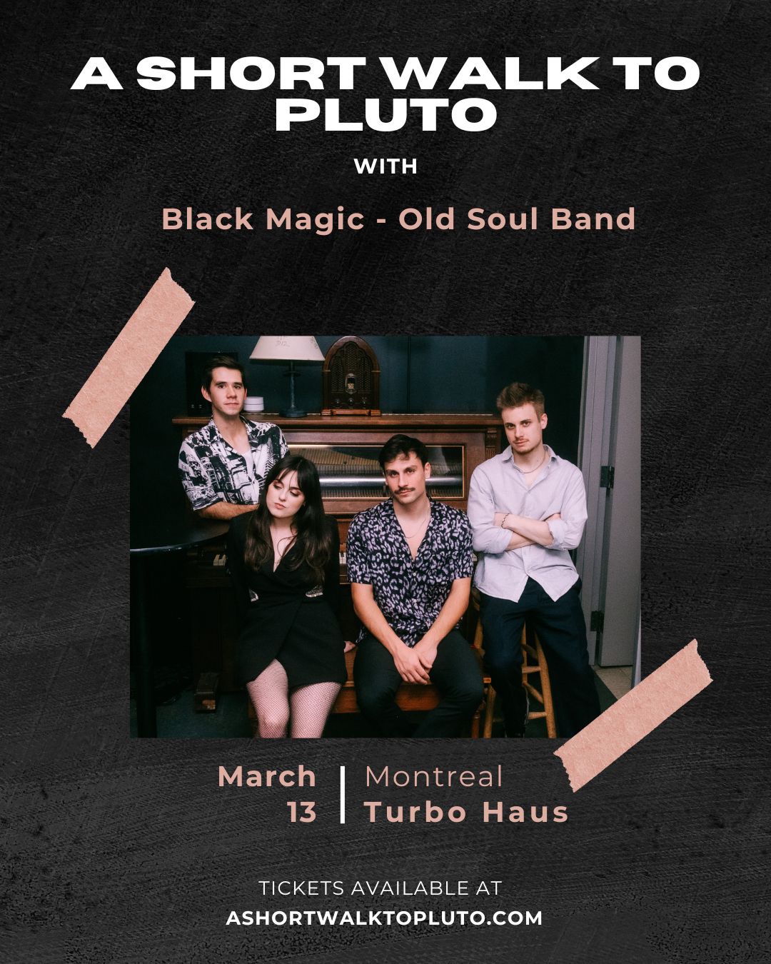 A Short Walk to Pluto LIVE in Montreal with Black Magic & Old Soul Band