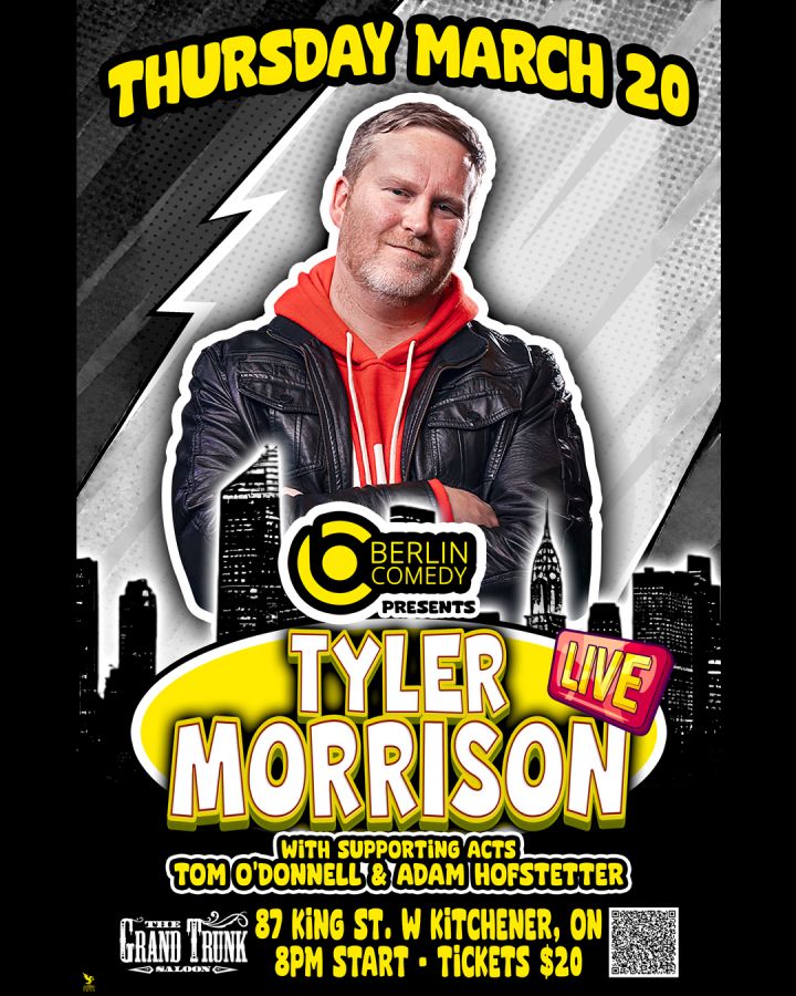 Berlin Comedy Presents Tyler Morrison: Live @ Grand Trunk Saloon 