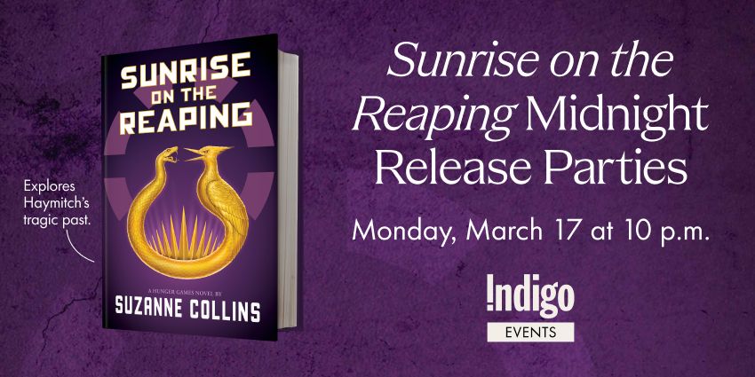 Sunrise on the Reaping Midnight Release Party at Indigo Cambridge