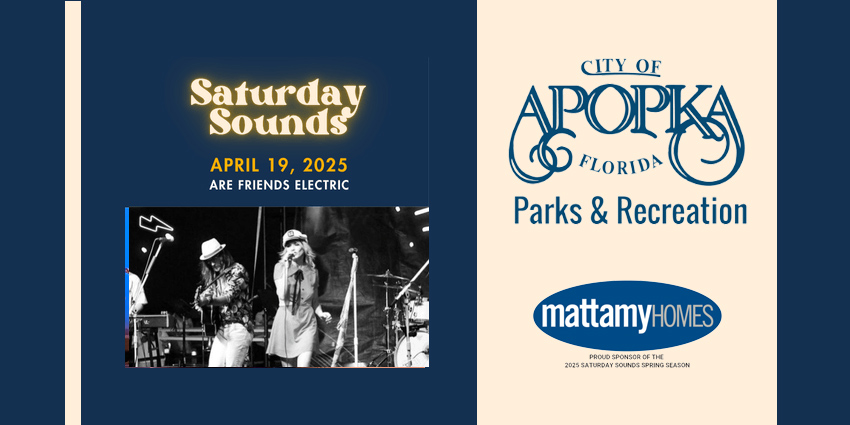 Are Friends Electric - Saturday Sounds  at the Apopka Amphitheater