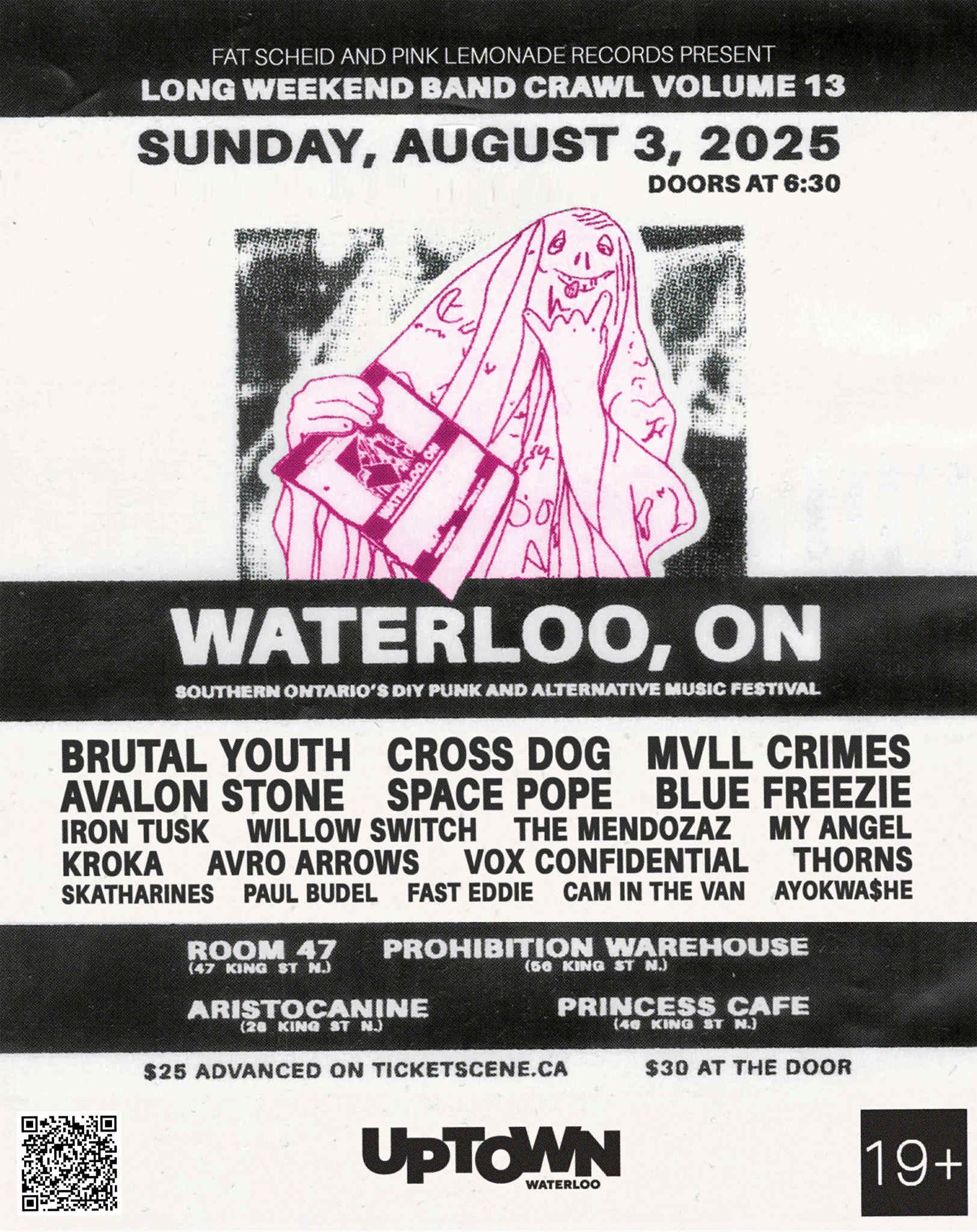 Long Weekend Band Crawl Vol 13