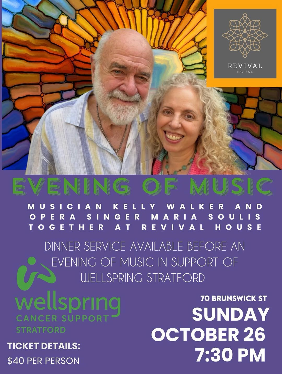 Kelly Walker & Maria Soulas in Support of Wellspring Stratford