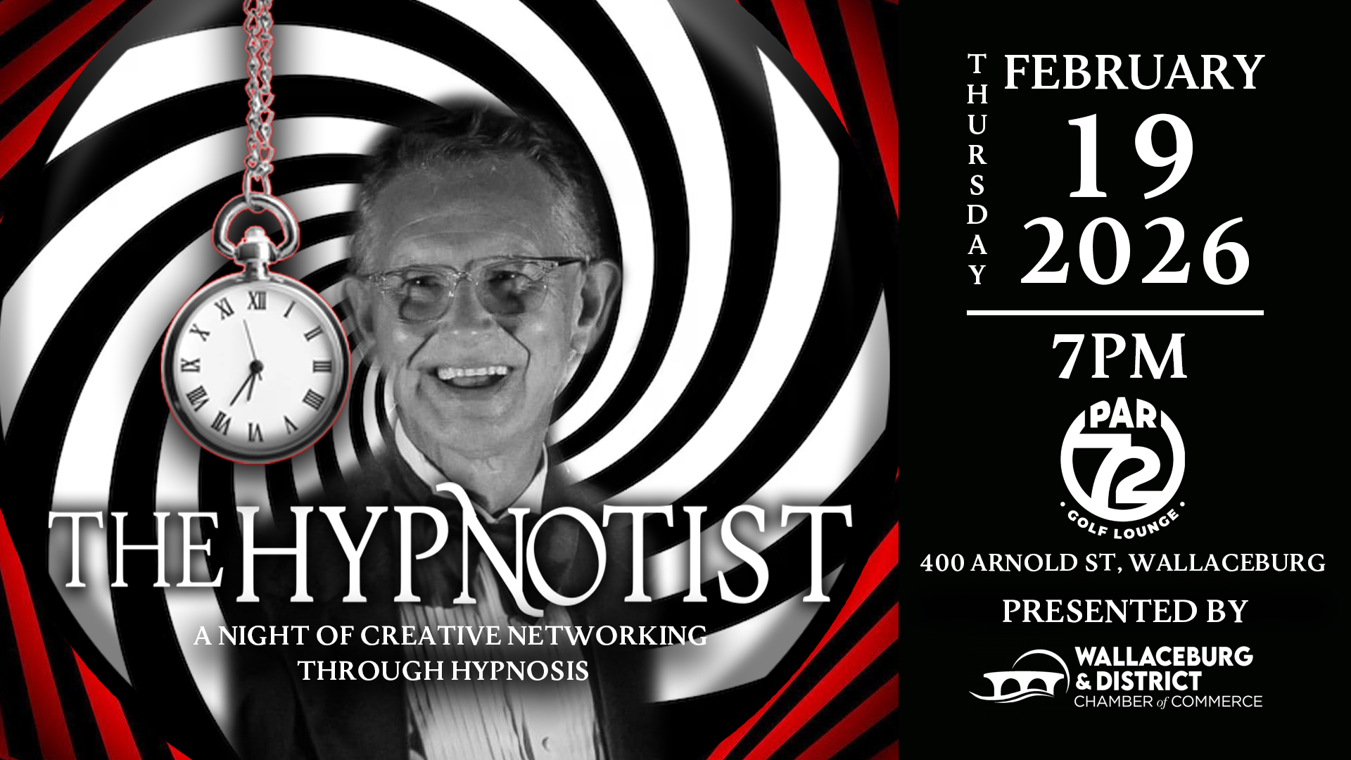 The Hypnotist - A Night of Creative Networking
