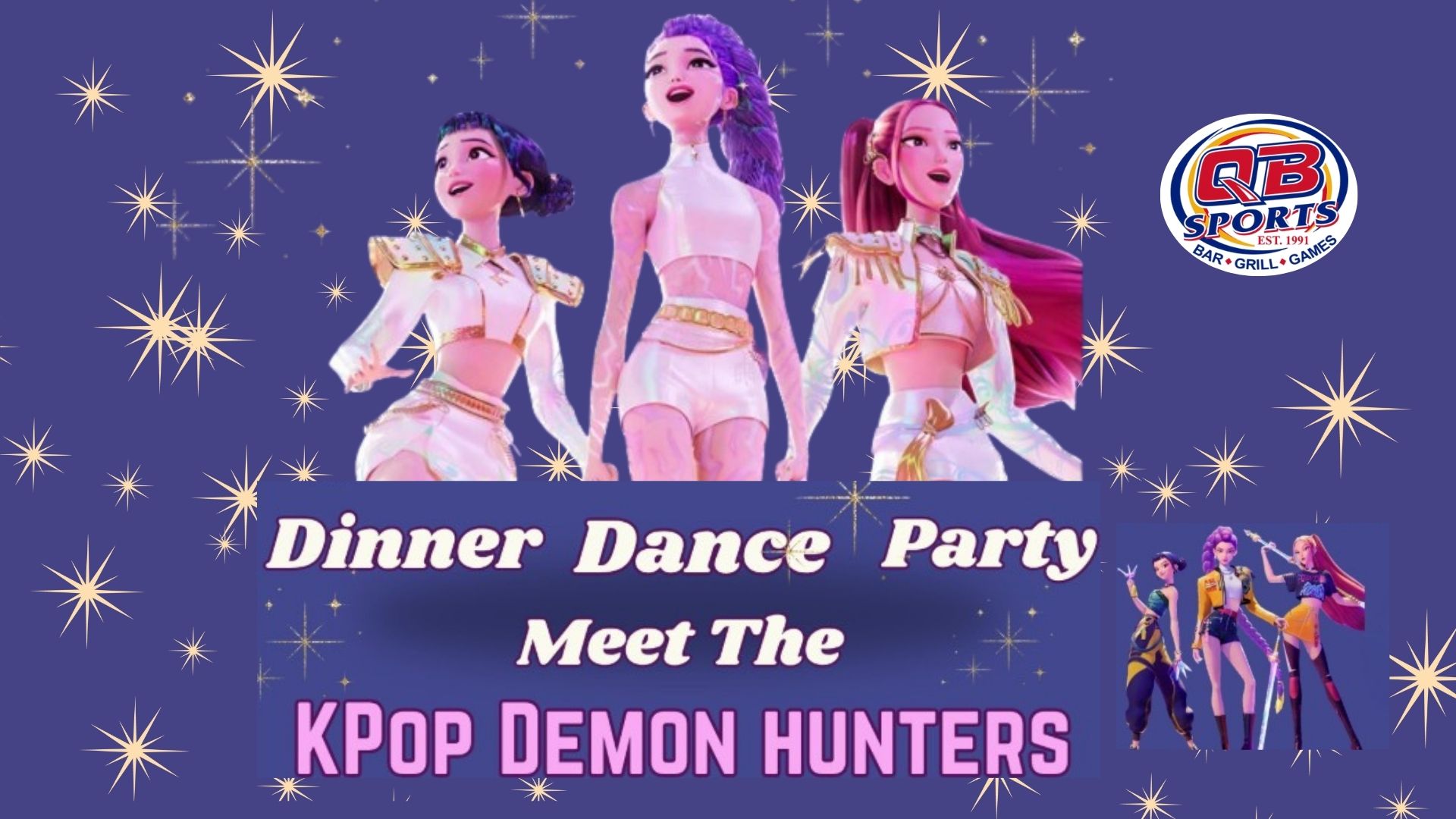 Dinner Dance Party with KPOP DEMON HUNTERS
