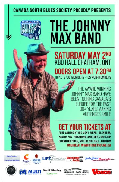 Johnny Max KBD Hall Events - Chatham, ON