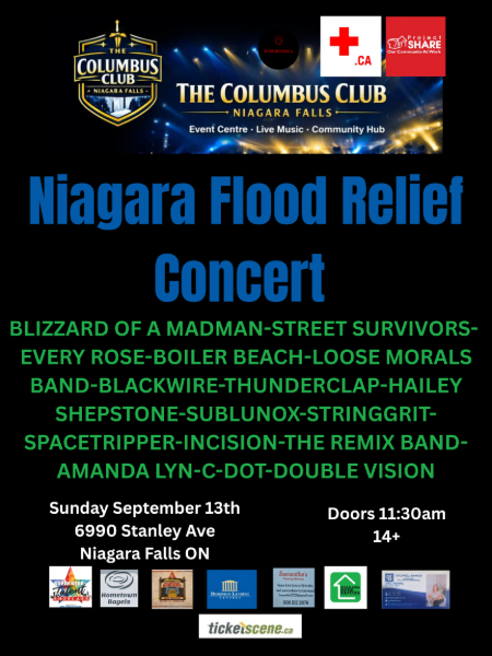 Niagara Flood Relief Benefit Concert